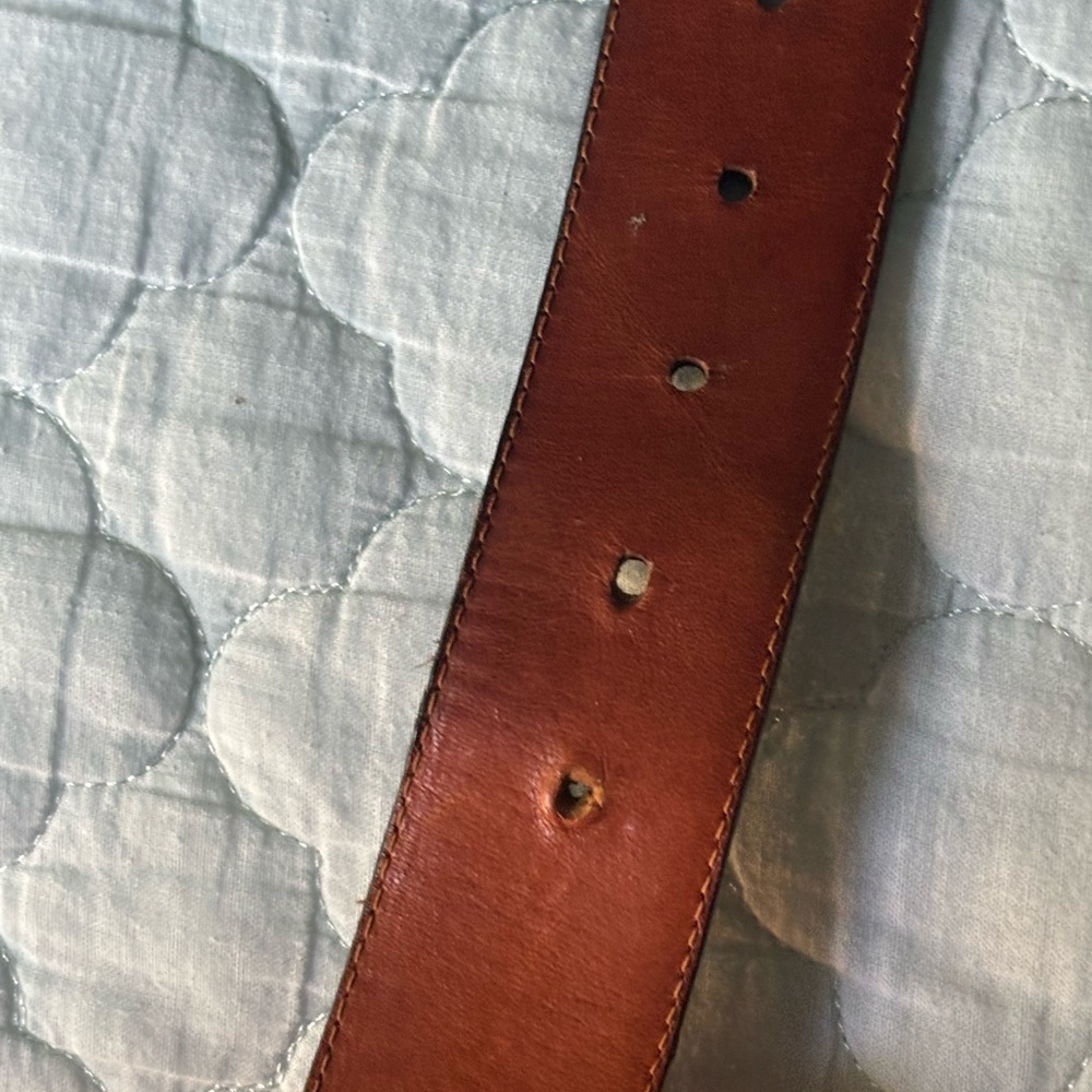 SALE📍📍📍Vintage MCM Black Belt with Gold Buckle size XS - Picture 7 of 9